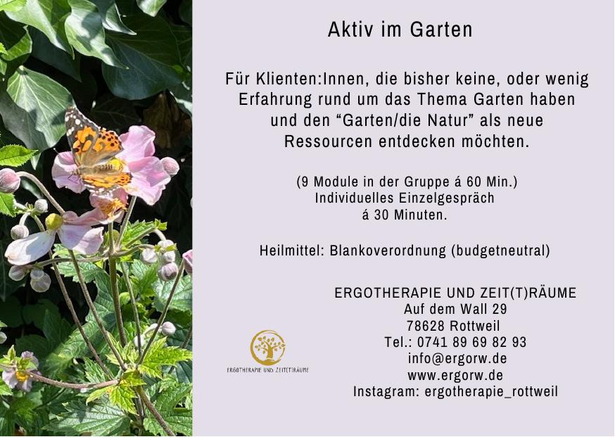 Aktiv im Garten – Details